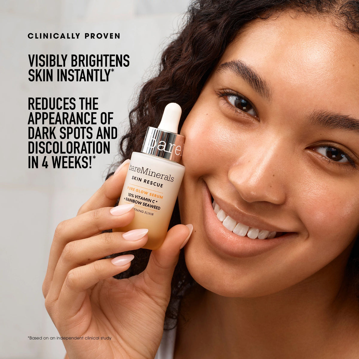 SKIN RESCUE Pure Glow Serum with 10% Vitamin C Complex and Rainbow Seaweed