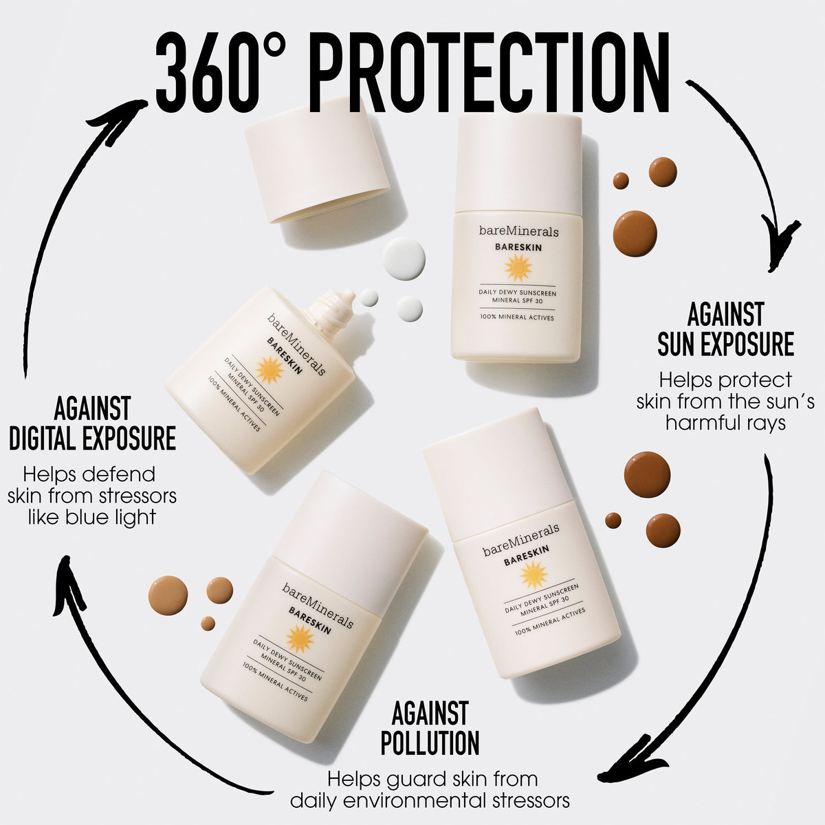 BARESKIN® Daily Dewy Sunscreen Mineral SPF 30
